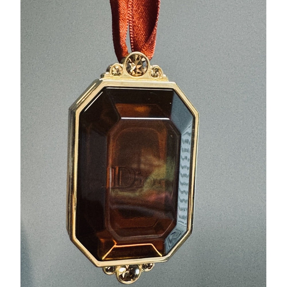 Christian Dior Golden Luminizing Makeup Jewel Choker Necklace Vintage